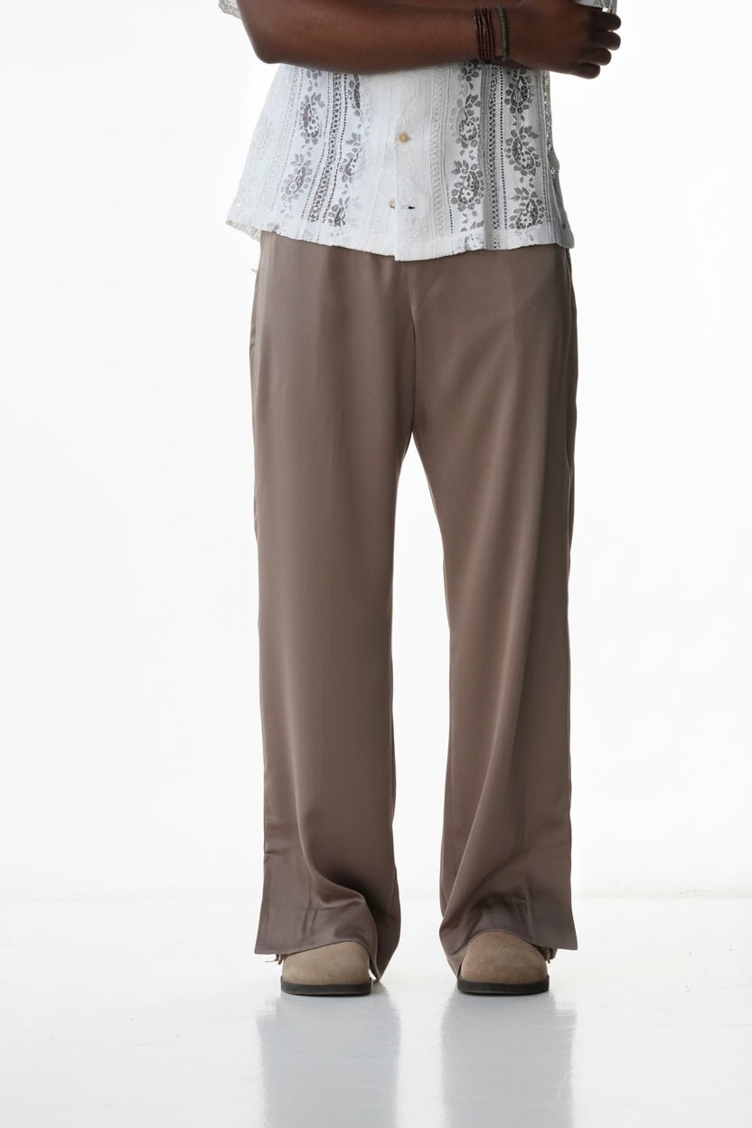 Brown Drape Pant - THE FEN BRAND