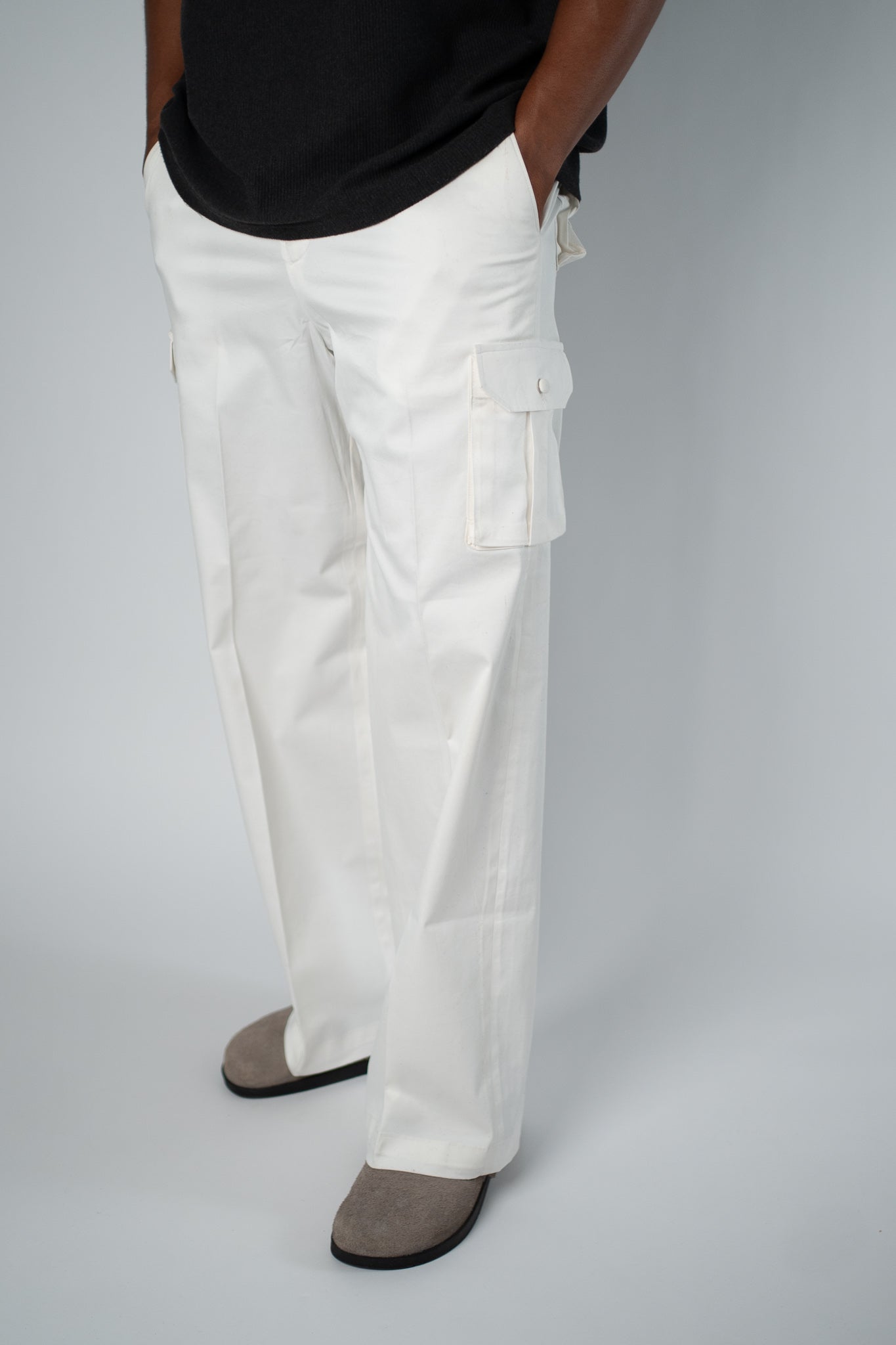 Off - White Chinos Cargo Trousers - THE FEN BRAND