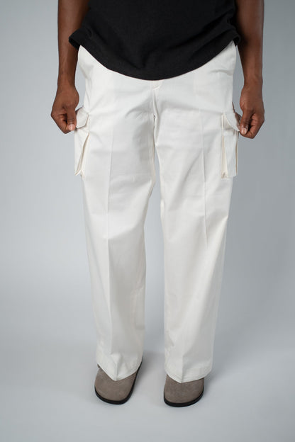 Off - White Chinos Cargo Trousers - THE FEN BRAND