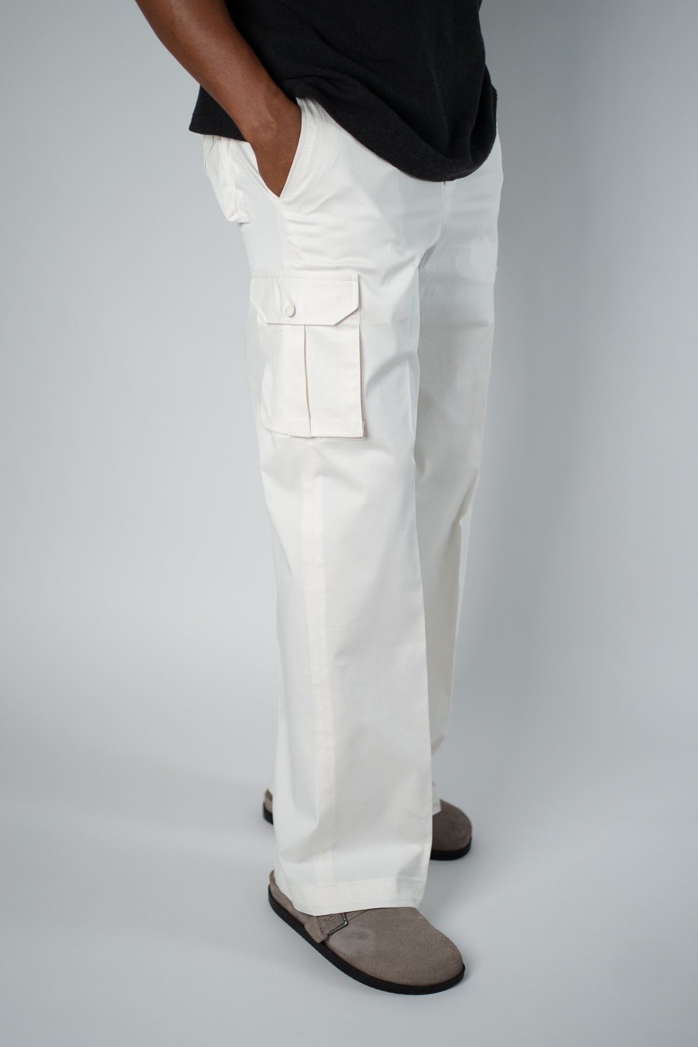 Off - White Chinos Cargo Trousers - THE FEN BRAND