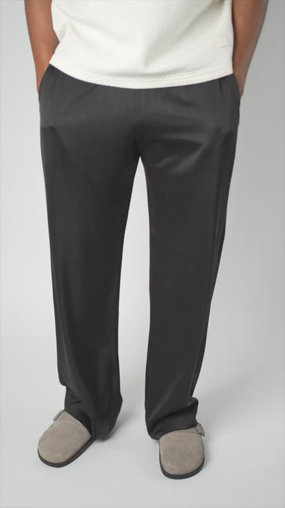 The Midnight Drape Satin Trouser