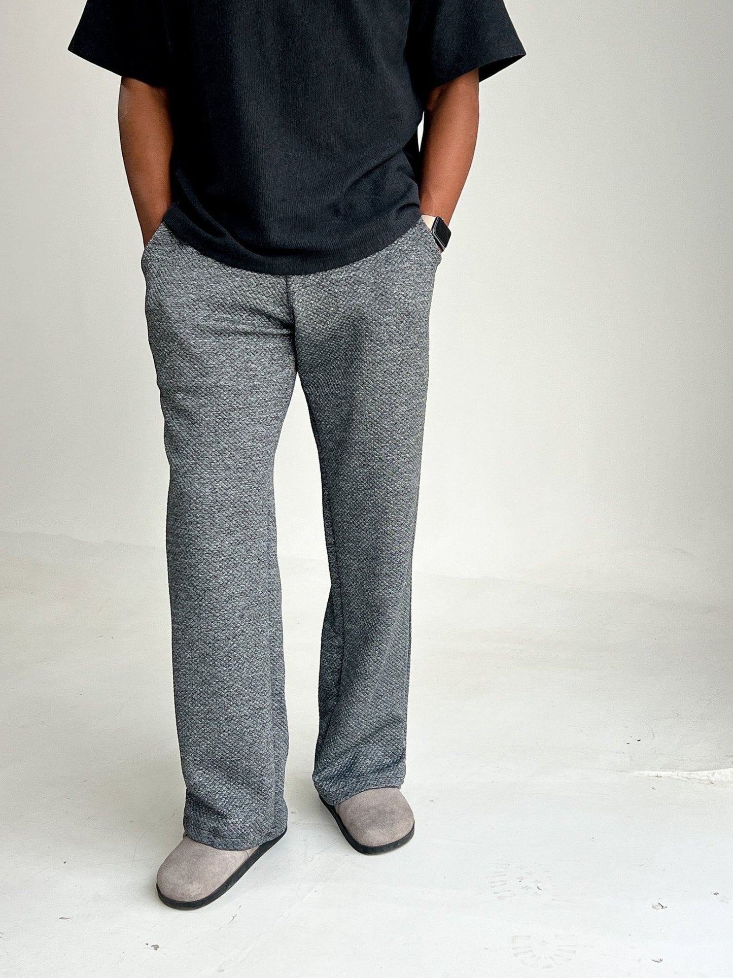 Woven Knit Relaxed - Fit Pants. - THE FEN BRAND